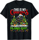 Raven Xmas Lights This Is My Christmas Pajama T-Shirt - T-Shirt | Black