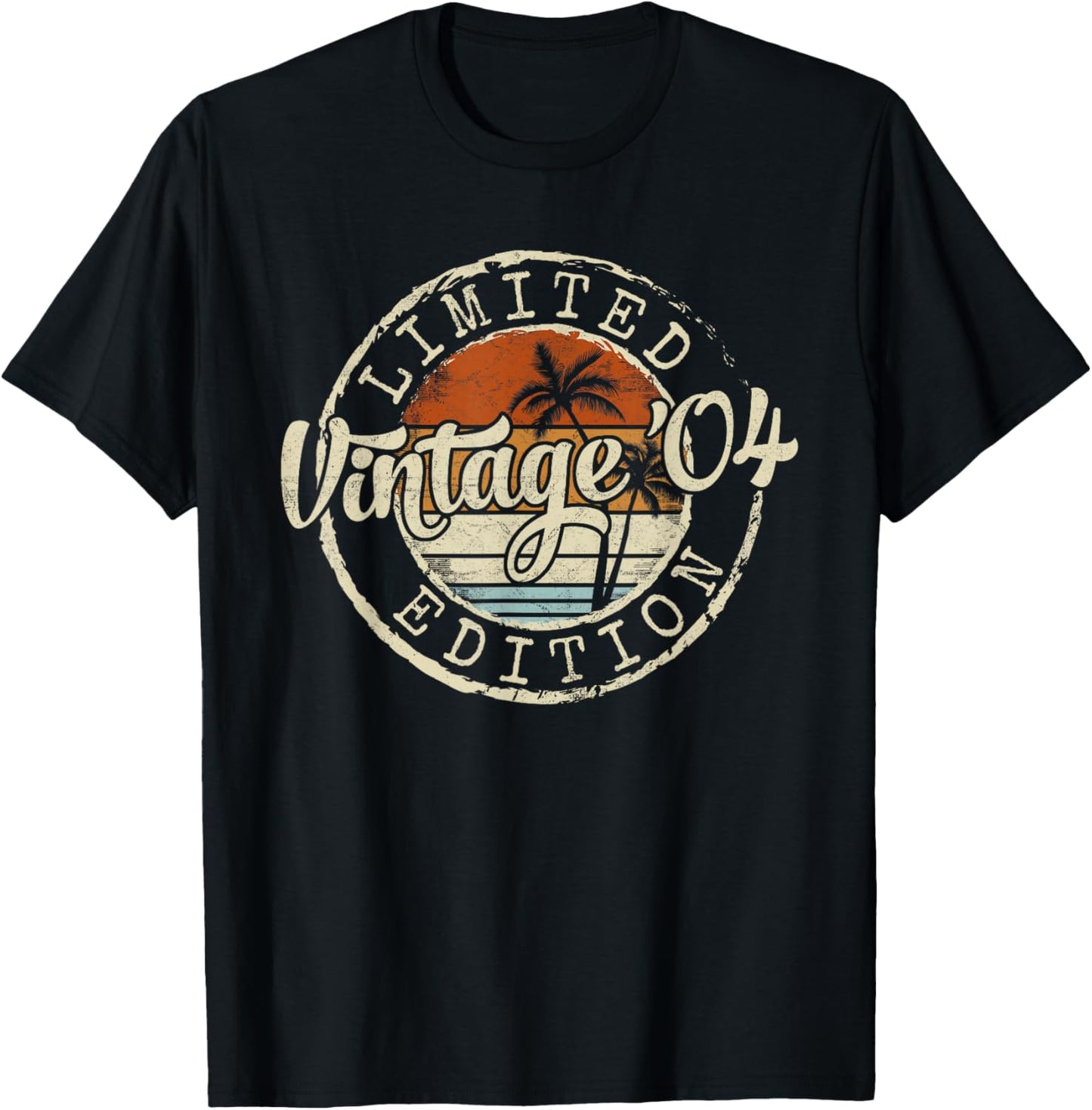 Vintage 2004 21st Birthday Gifts Women 21 Year Old T-Shirt - T-Shirt | Black