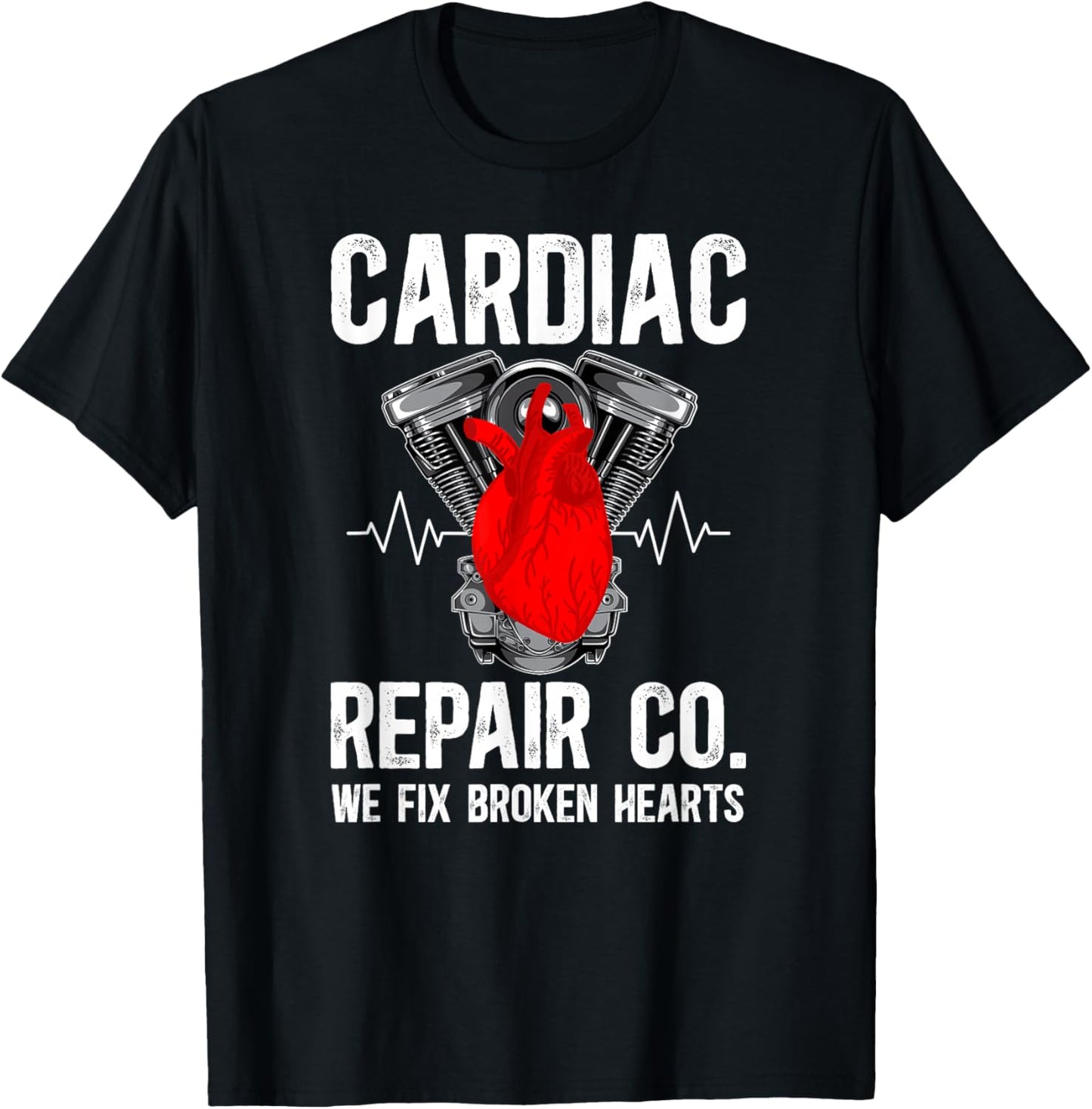 Cardiac Repair Co Cath Lab Technologist Cath Laboratory Tech T-Shirt - T-Shirt | Black