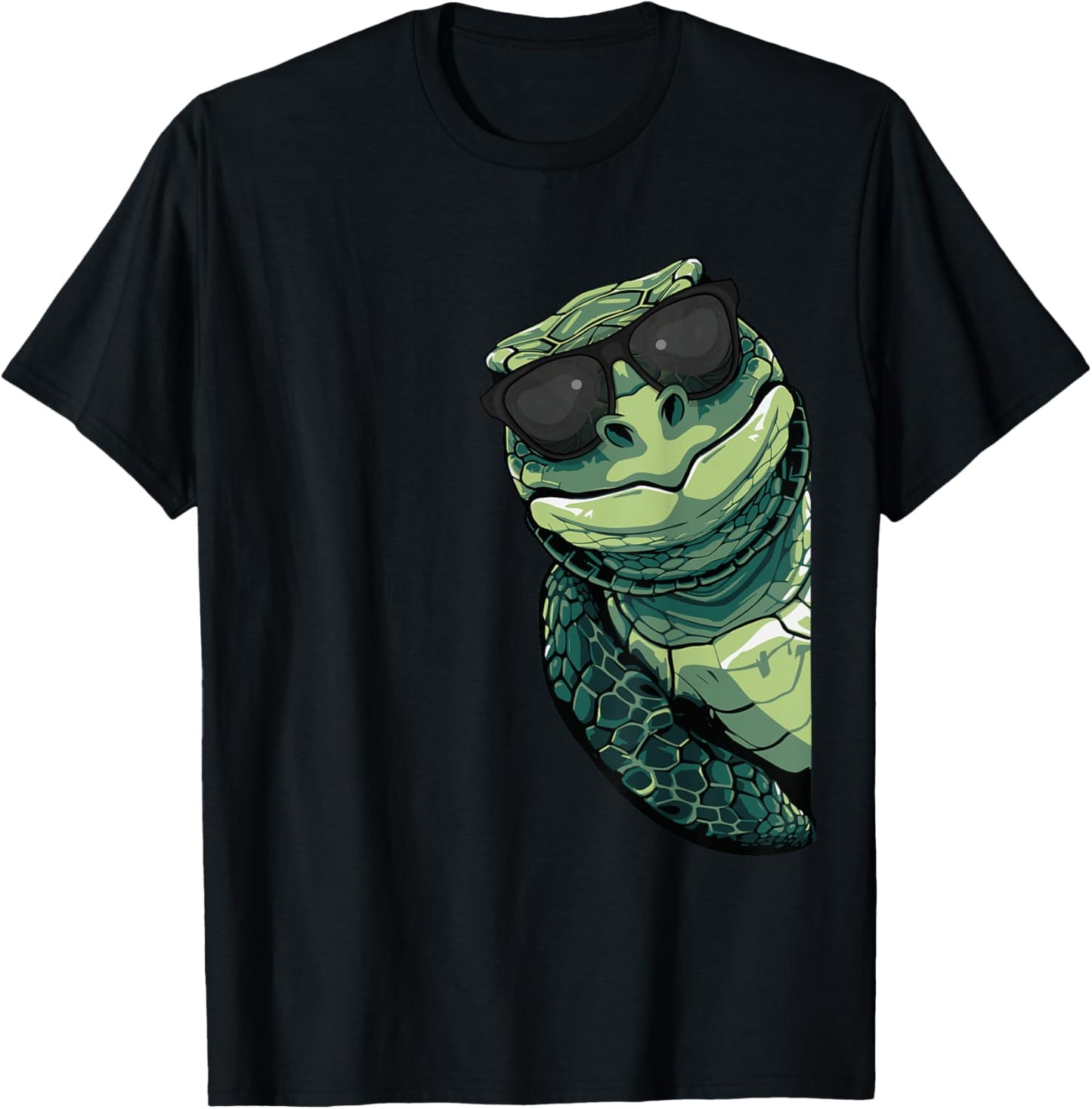 Cool Sea Turtle Lover Kids Sea Turtle T-Shirt - T-Shirt | Black