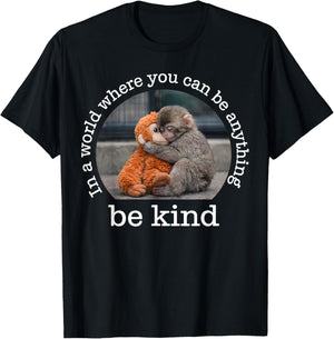 in A World Where You Can Be Anything Be Kind Team Punch T-Shirt - T-Shirt | Black