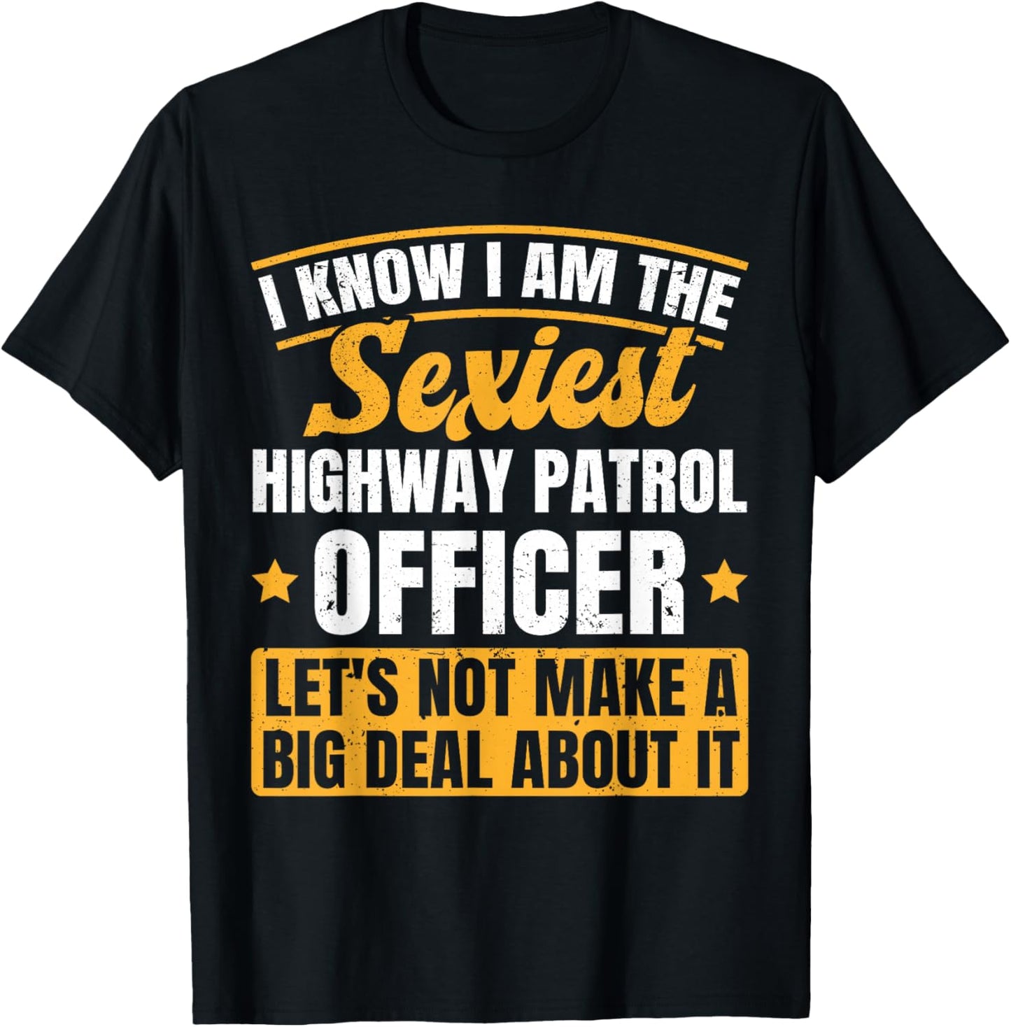 Highway Patrol Police Officer CHP T-Shirt - T-Shirt | Black