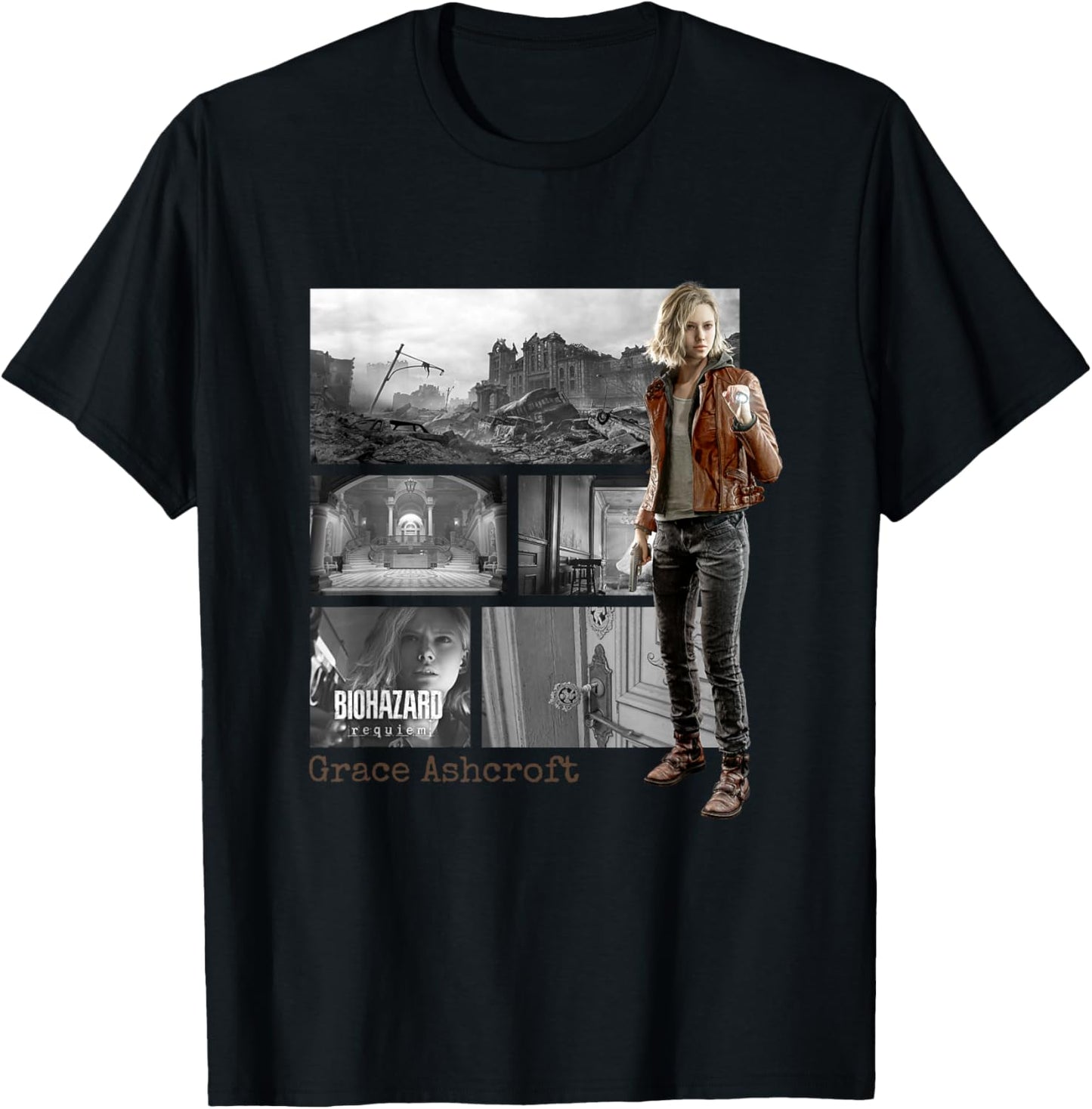 Resident Evil Requiem Grace FP T-Shirt - T-Shirt | Black