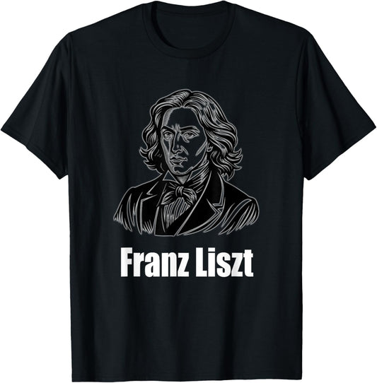 Franz Liszt T-Shirt - T-Shirt | Black