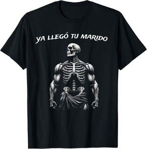 Calacas Chidas Gym | Mexican Sayings Funny Sarcasm Slang T-Shirt - T-Shirt | Black