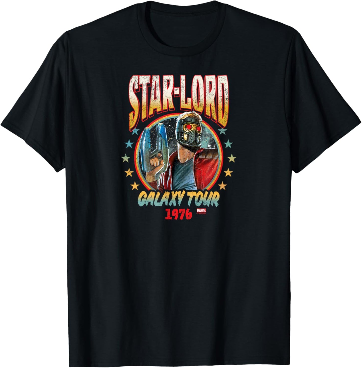 Guardians of The Galaxy - Star Lord Band T-Shirt - T-Shirt | Black
