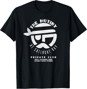 The Mutiny at Sailboat Bay: Private Club T-Shirt - T-Shirt | Black