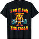 I Do It For The Pizza Weightlifting Pizza Lover T-Shirt - T-Shirt | Black