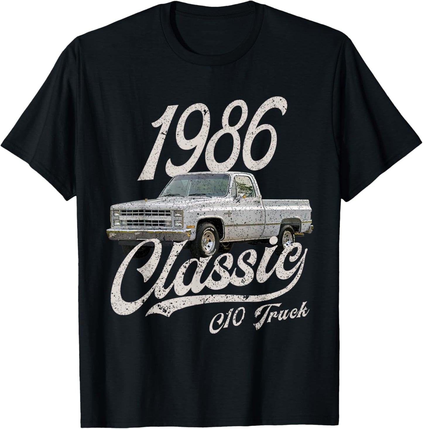1986 86 C10 Truck T-Shirt - T-Shirt | Black