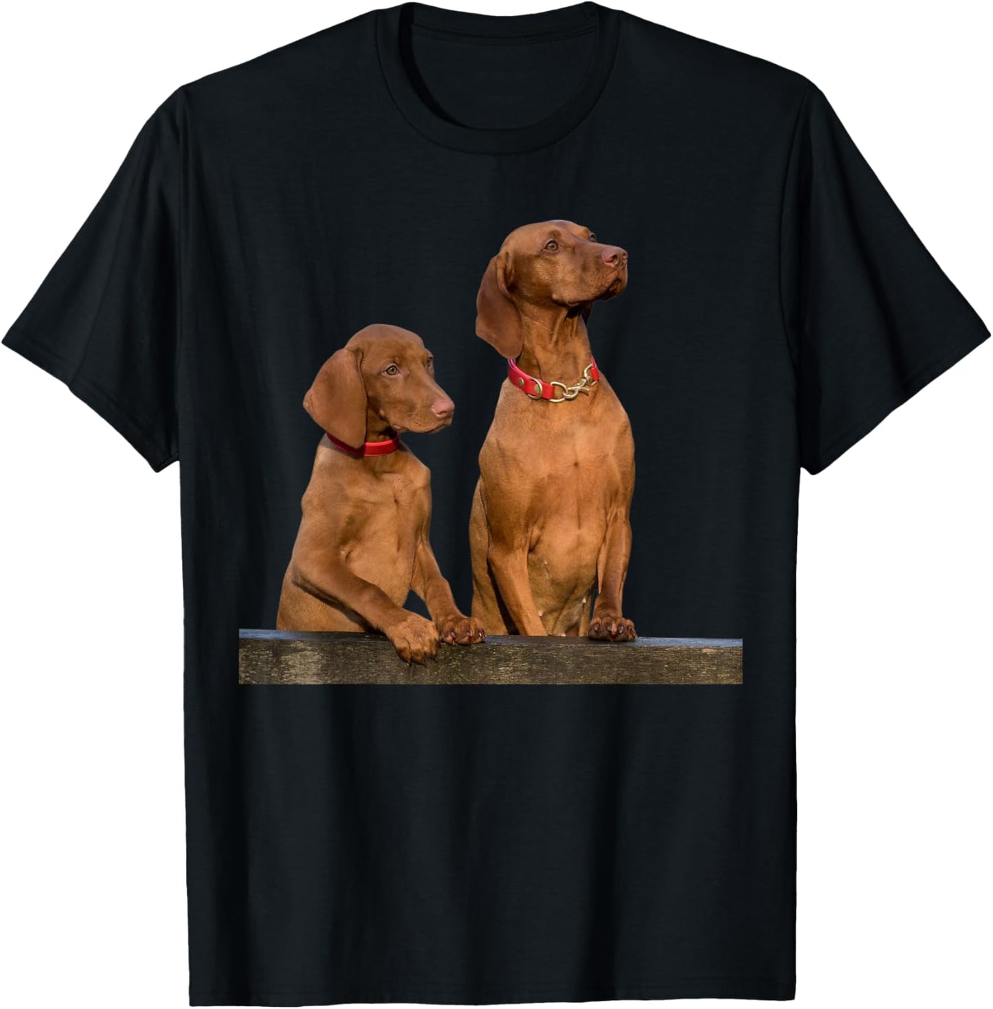 Vizsla Dog Breed Beautiful Hungarian Vizsla Dog T-Shirt - T-Shirt | Black