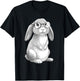 Cute Bunny Geek Nerd Rabbit Hipster Girls Teens Kids T-Shirt - T-Shirt | Black