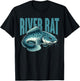 River Rat Catfish Fishing Fish Fisherman T-Shirt - T-Shirt | Black