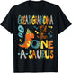 Great Grandma Of The One-A-Saurus 1St Birthday Dinosaur arty T-Shirt - T-Shirt | Black