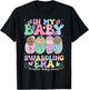 In My Baby Swaddling Era Mother Baby Nurse Postpartum Groovy T-Shirt - T-Shirt | Black