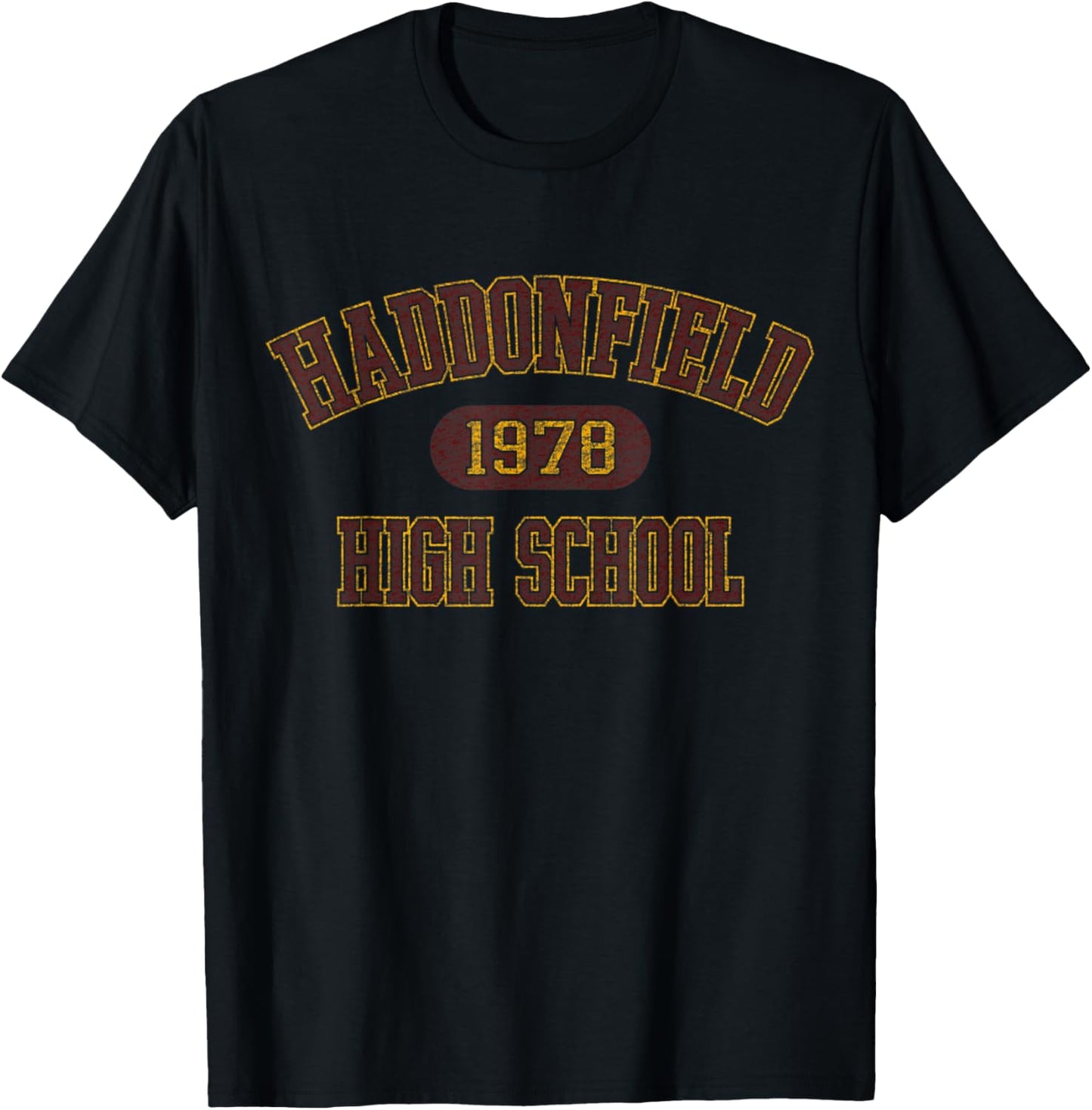 Retro Haddonfield High School T-Shirt - T-Shirt | Black