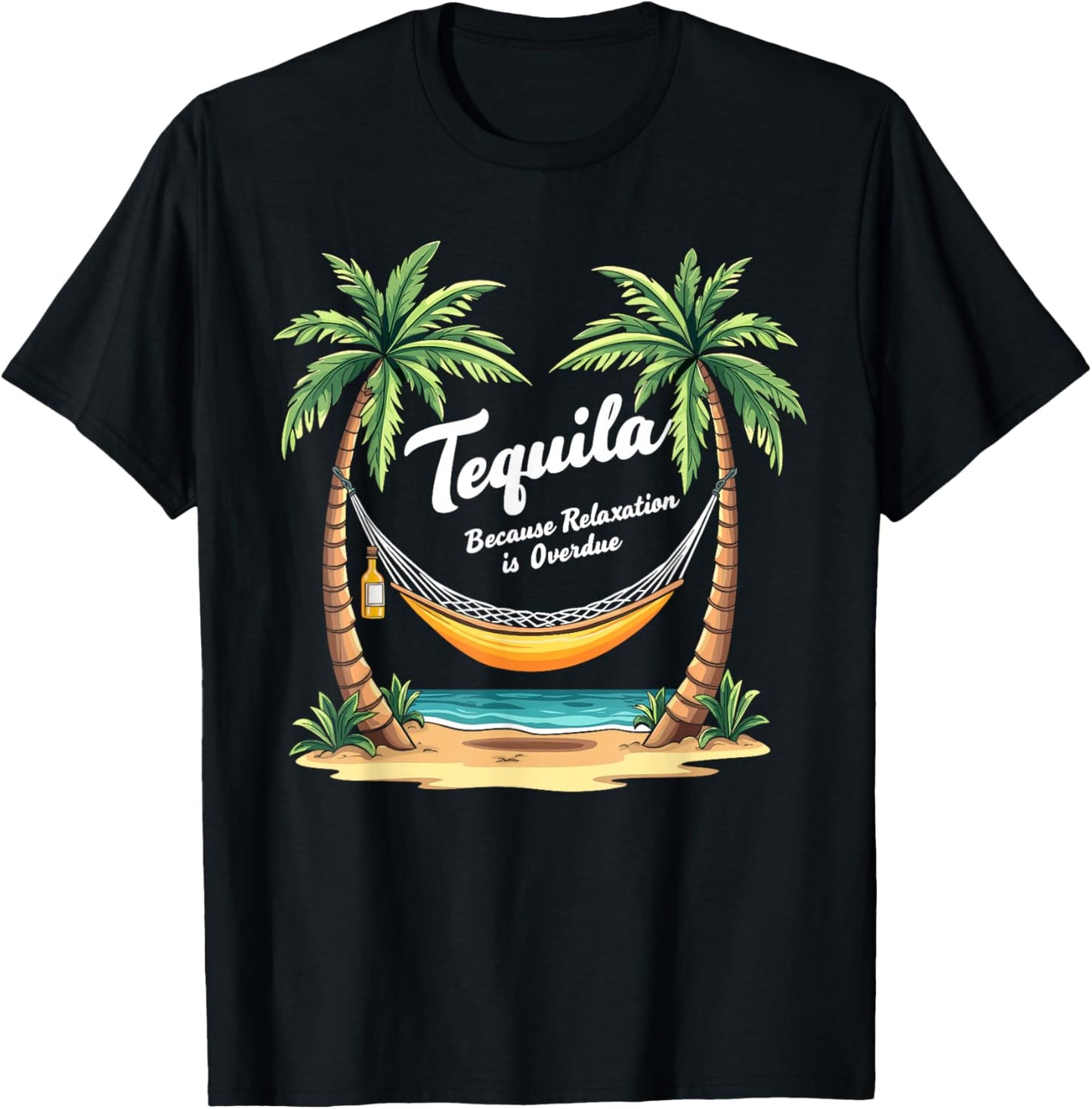 Tequila Time Tequila Life Tequila Humor Tequila Quotes Squad T-Shirt - T-Shirt | Black