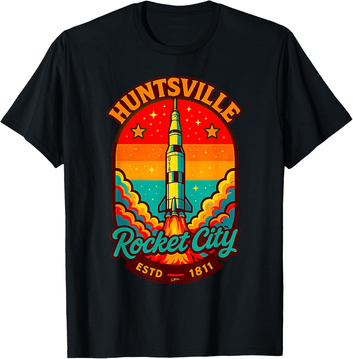 Huntsville, Alabama T-Shirt - T-Shirt | Black