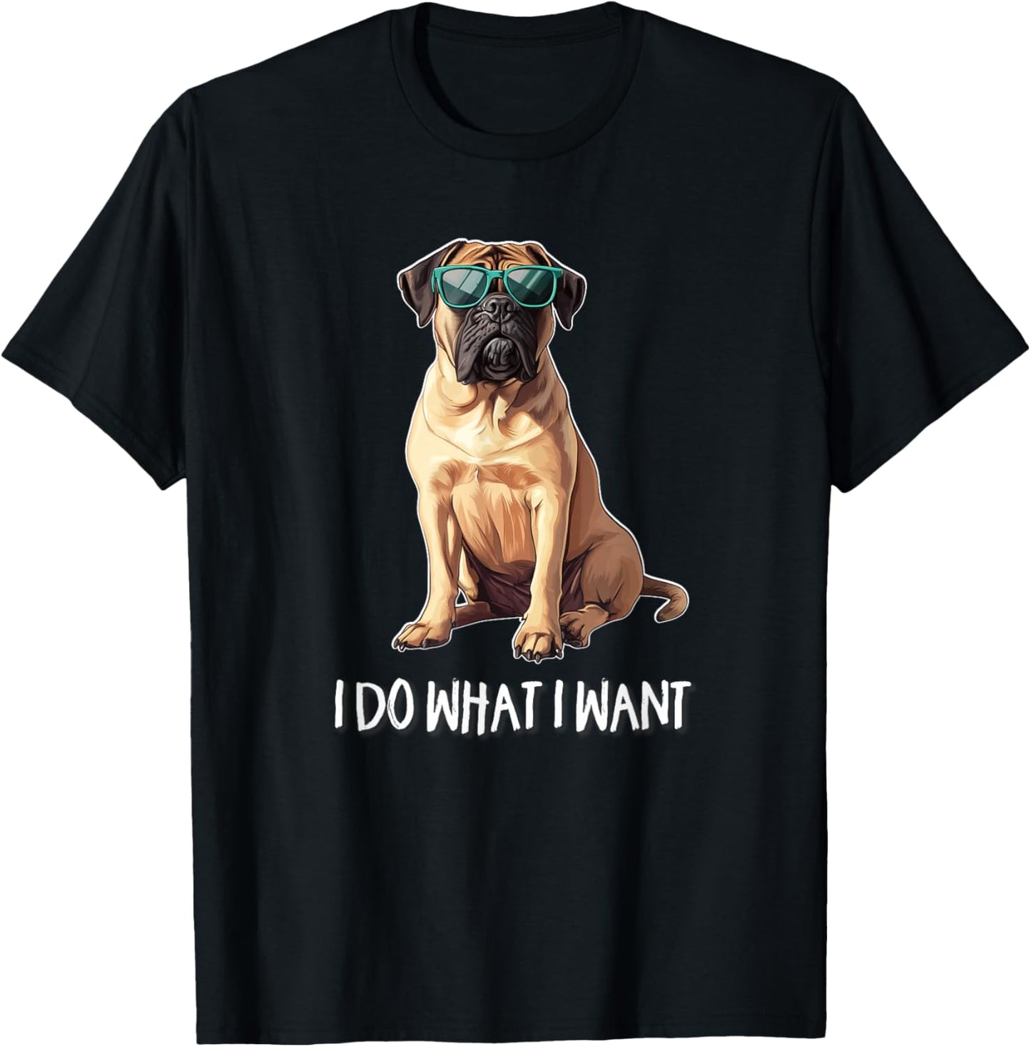 Kids I Do What I Want English Mastiff Lover T-Shirt - T-Shirt | Black