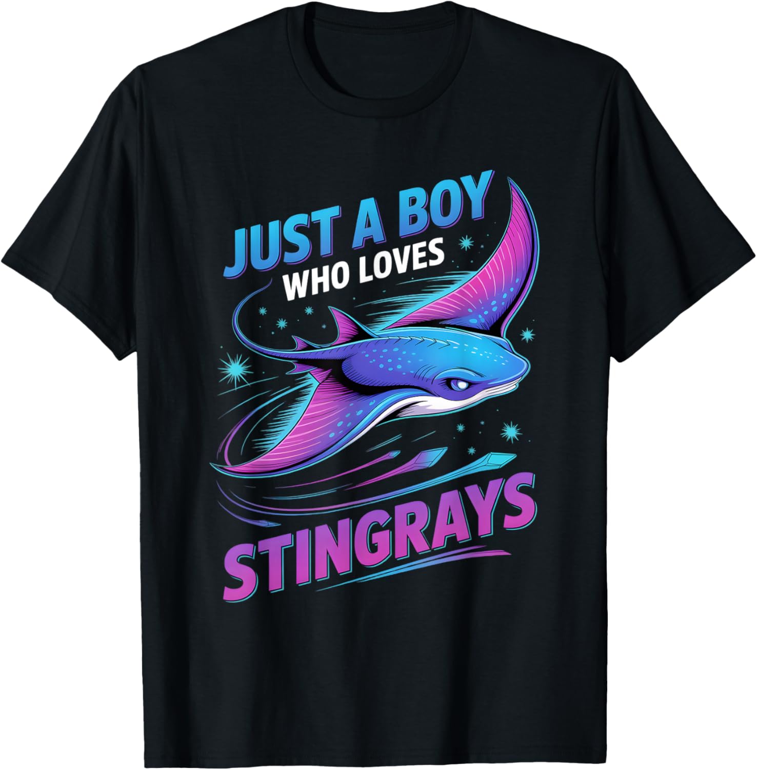 Boys Stingray T-Shirt - T-Shirt | Black
