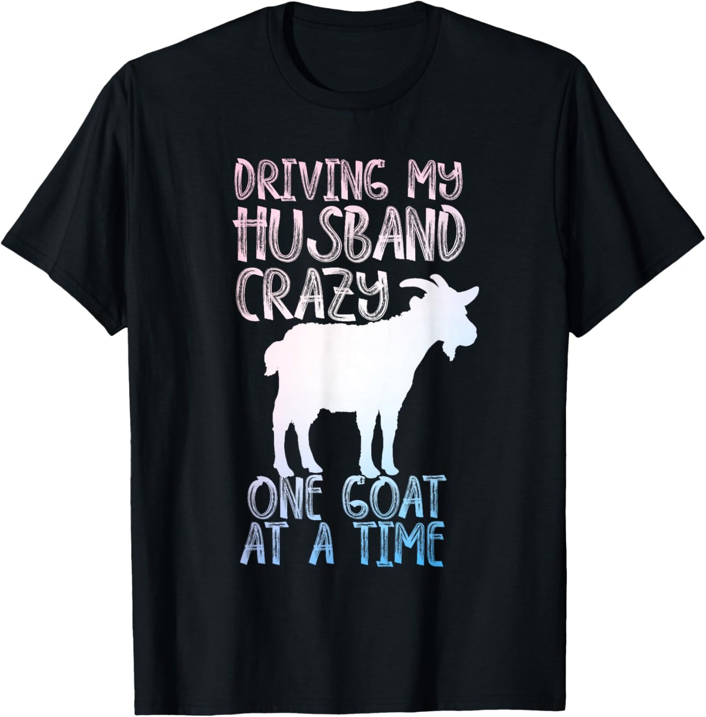 Funny Goat Design Girls Farm Animal Goat Farmer T-Shirt - T-Shirt | Black