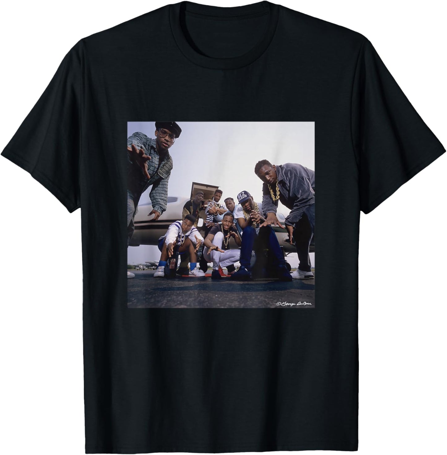 The Juice Crew Allstars Hip Hop Group By George DuBose T-Shirt - T-Shirt | Black