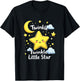 Twinkle Twinkle Little Star Kids – Cute Cartoon Design T-Shirt - T-Shirt | Black