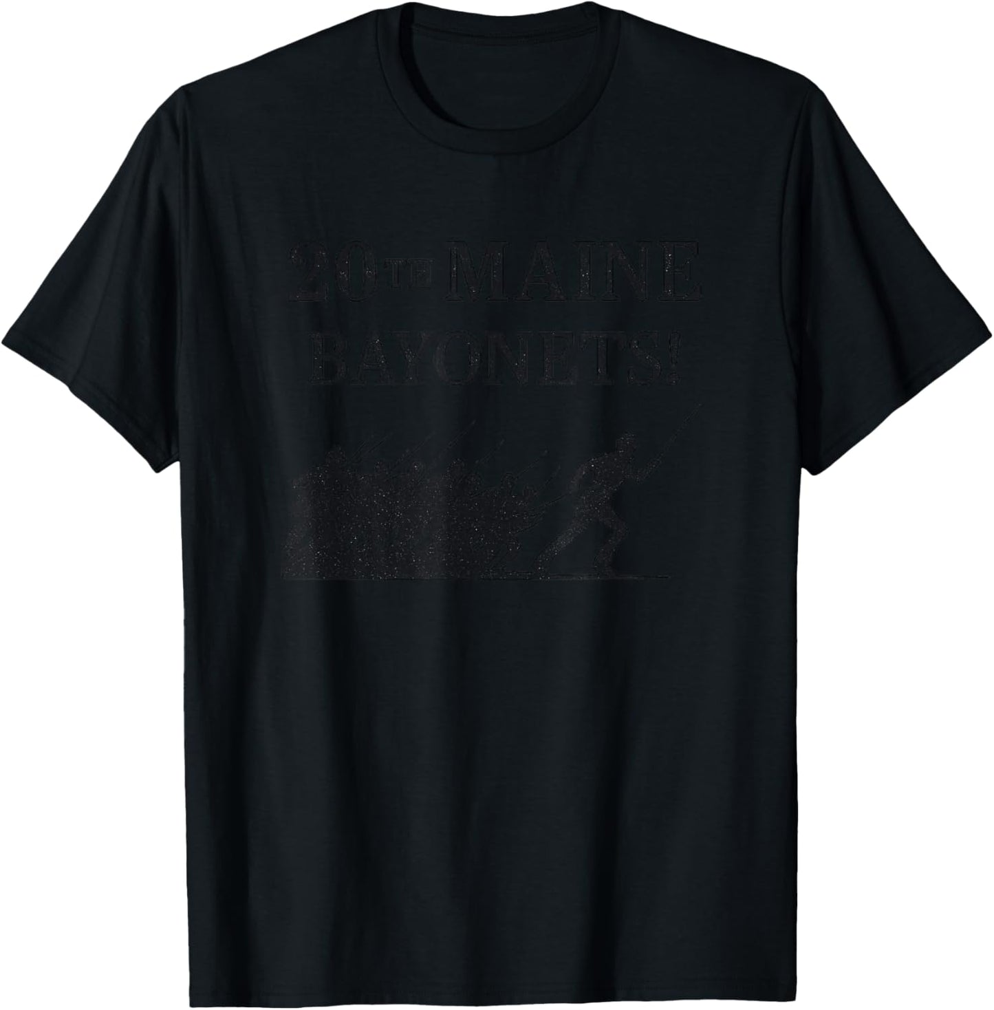 20th Maine Bayonets Civil War Gettysburg T-Shirt - T-Shirt | Black