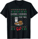 Pregnancy New Mom Baby Pregnant Christmas Matching Couples T-Shirt - T-Shirt | Black