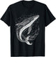 Blue Whale Humpback Whale Lover T-Shirt - T-Shirt | Black