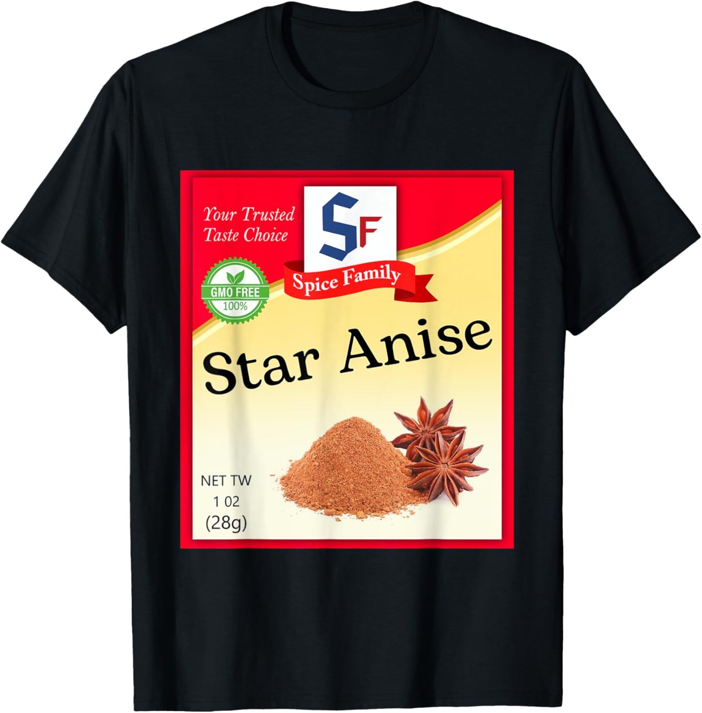 Star Anise Condiment Costume Holiday Spice Costumes T-Shirt - T-Shirt | Black
