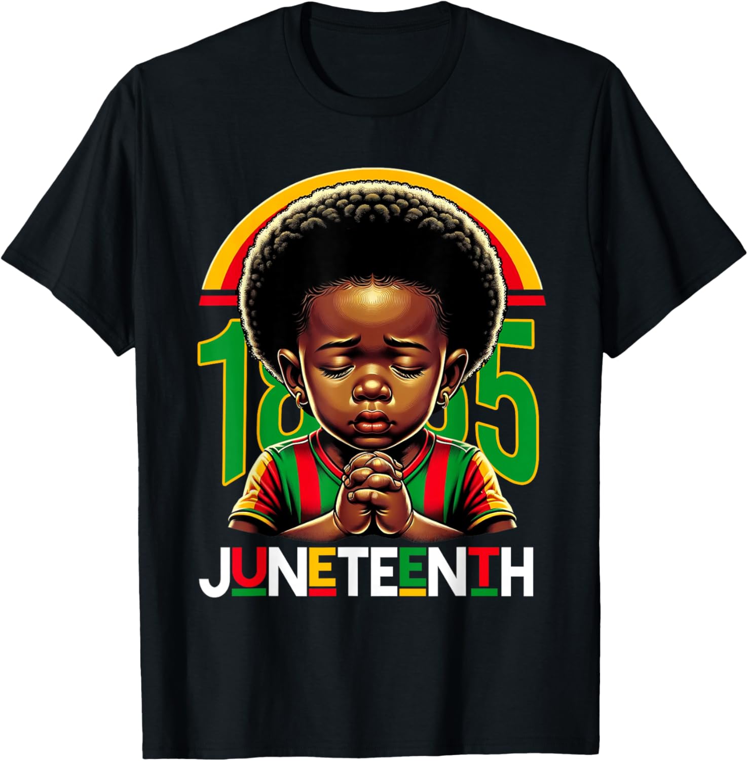 Kids Juneteenth Prince 1865 Black History Month Toddler Boy T-Shirt - T-Shirt | Black