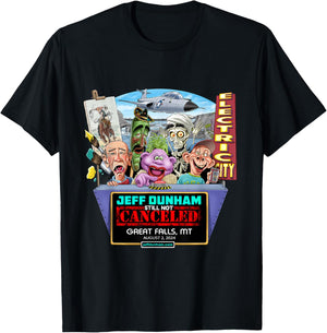 Jeff Dunham Great Falls, MT (2024) T-Shirt - T-Shirt | Black