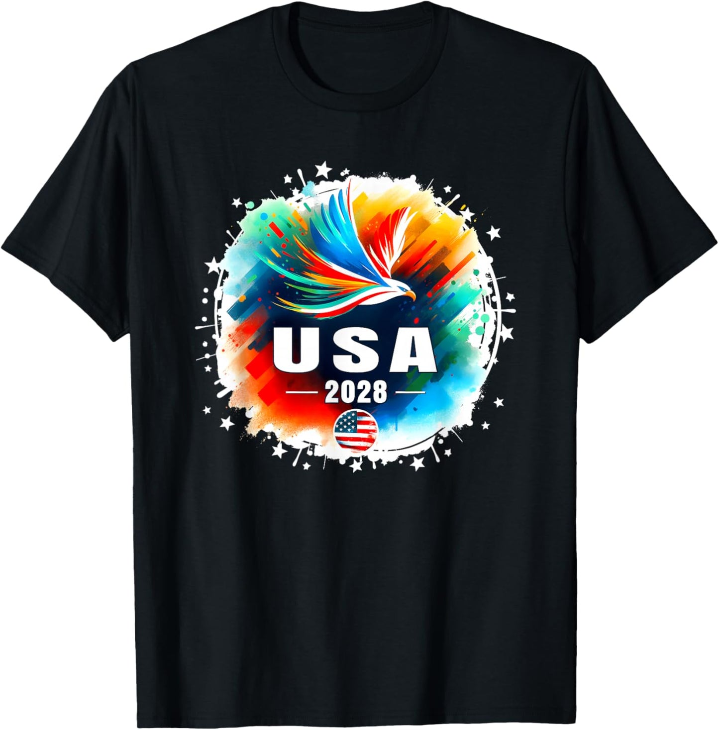 USA 2028 Go United States Sport USA 2028 USA T-Shirt - T-Shirt | Black