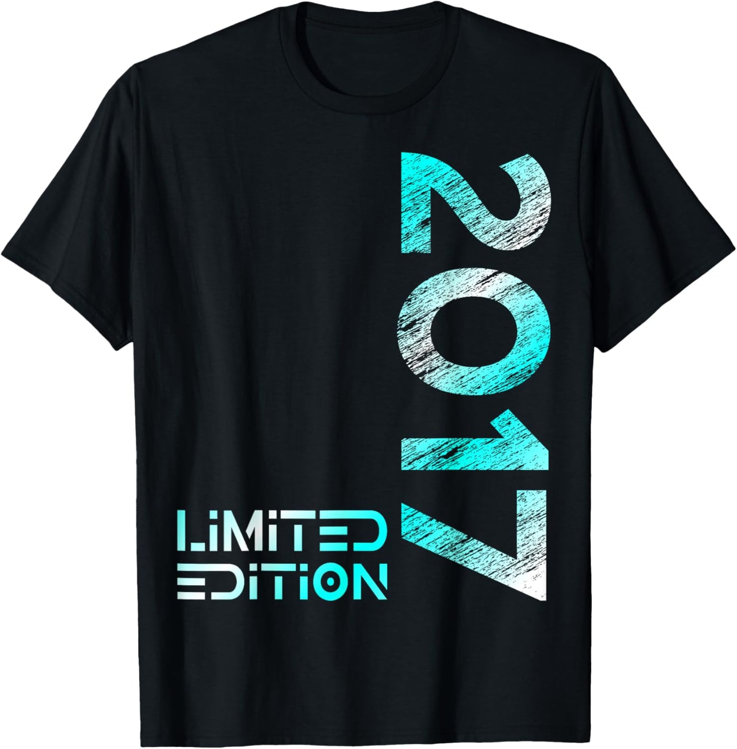 Limited Edition Vintage 2017 Boy Girl 9th Birthday T-Shirt - T-Shirt | Black