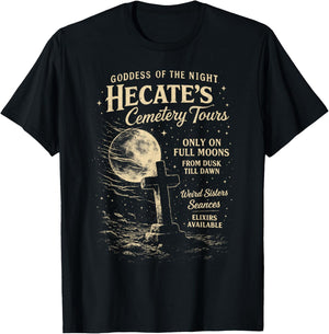 Hekate Hecate Greek Mythology Feminist Goddess of Witchcraft T-Shirt - T-Shirt | Black