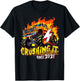 Monster Truck 4 Years Old Crushing It Since 2021 4th Bday T-Shirt - T-Shirt | Black