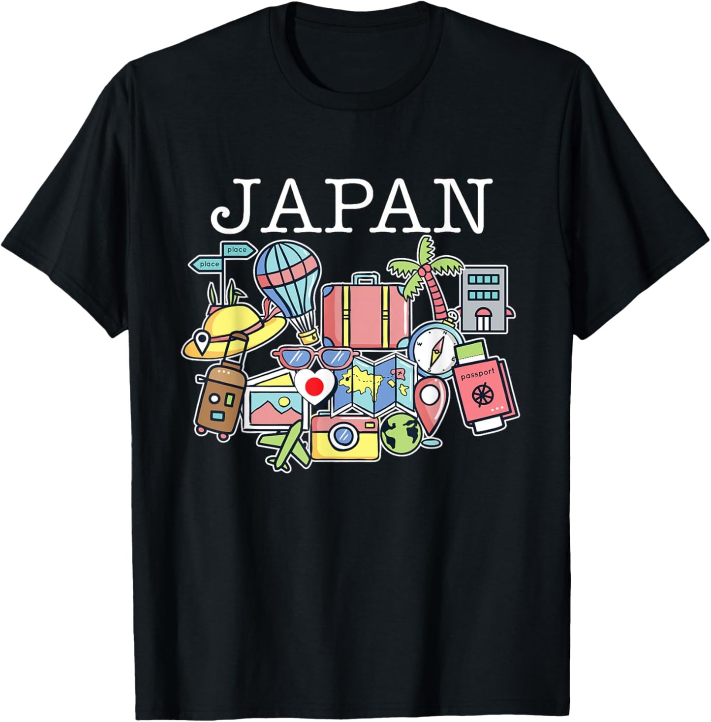 Trip To Japan Bound Family Travel Buddy Matching T-Shirt - T-Shirt | Black