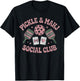 Pickle and Mahj Mahjong and Pickleball Social Club Mahjong T-Shirt - T-Shirt | Black