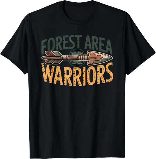 Fife Life Forest Area Design 2 T-Shirt - T-Shirt | Black