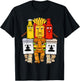 La Food Combinasion Funny Brainrot for Kids Teens T-Shirt - T-Shirt | Black