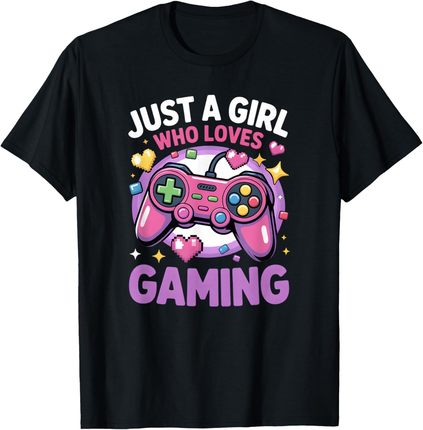 Girls Gaming T-Shirt - T-Shirt | Black