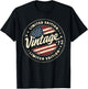 Vintage 53rd birthday men Born 1972 53 years old Bday T-Shirt - T-Shirt | Black
