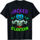 Funny Jacked Halloween Pumpkin Workout Motivation T-Shirt - T-Shirt | Black