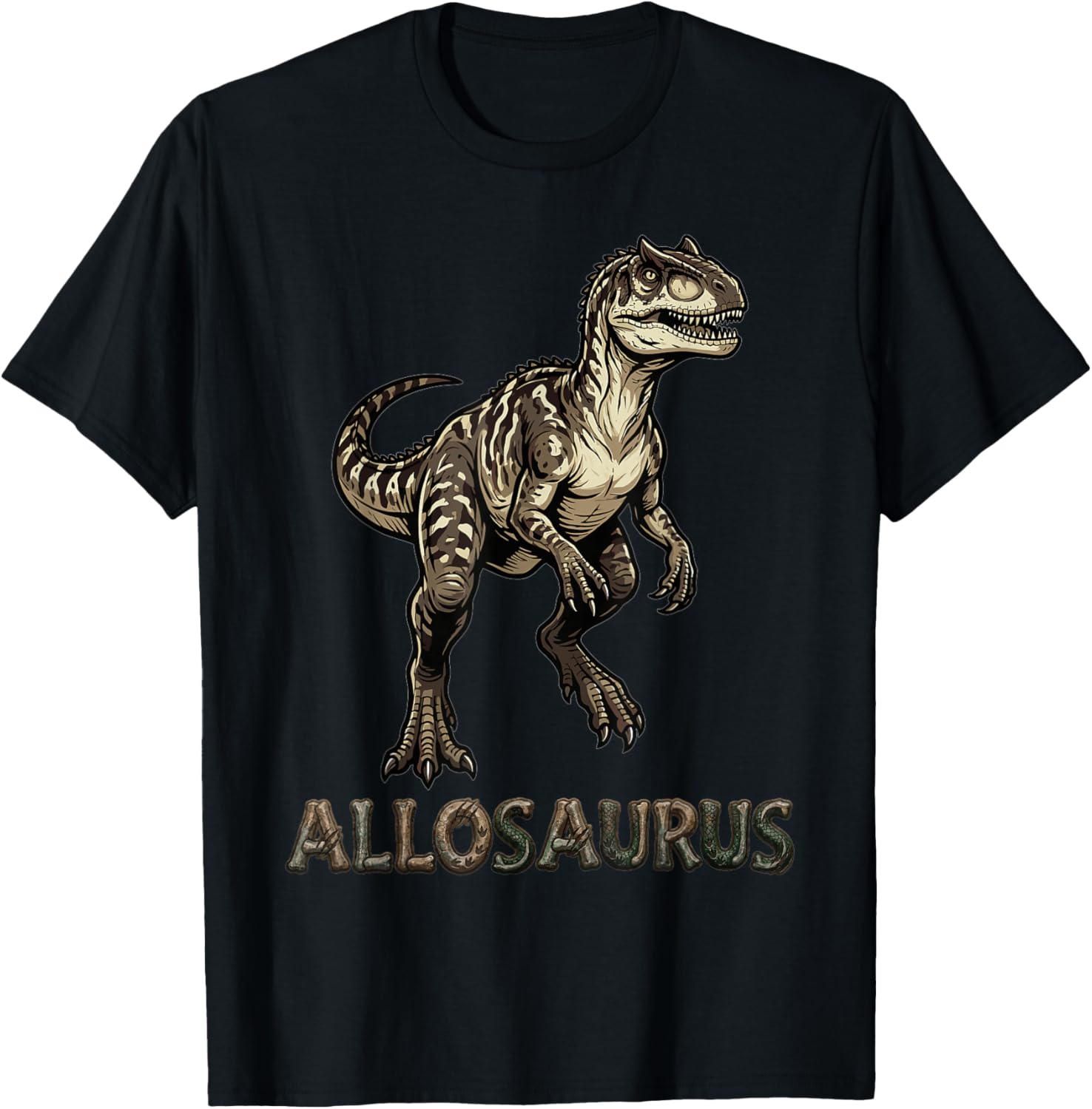 Allosauruses Allosaurus T-Shirt - T-Shirt | Black