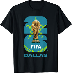 FIFA World CUP26 Dallas Trophy Color T-Shirt - T-Shirt | Black