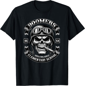 Generation Baby Boomer Funny Adult From Primary School T-Shirt - T-Shirt | Black