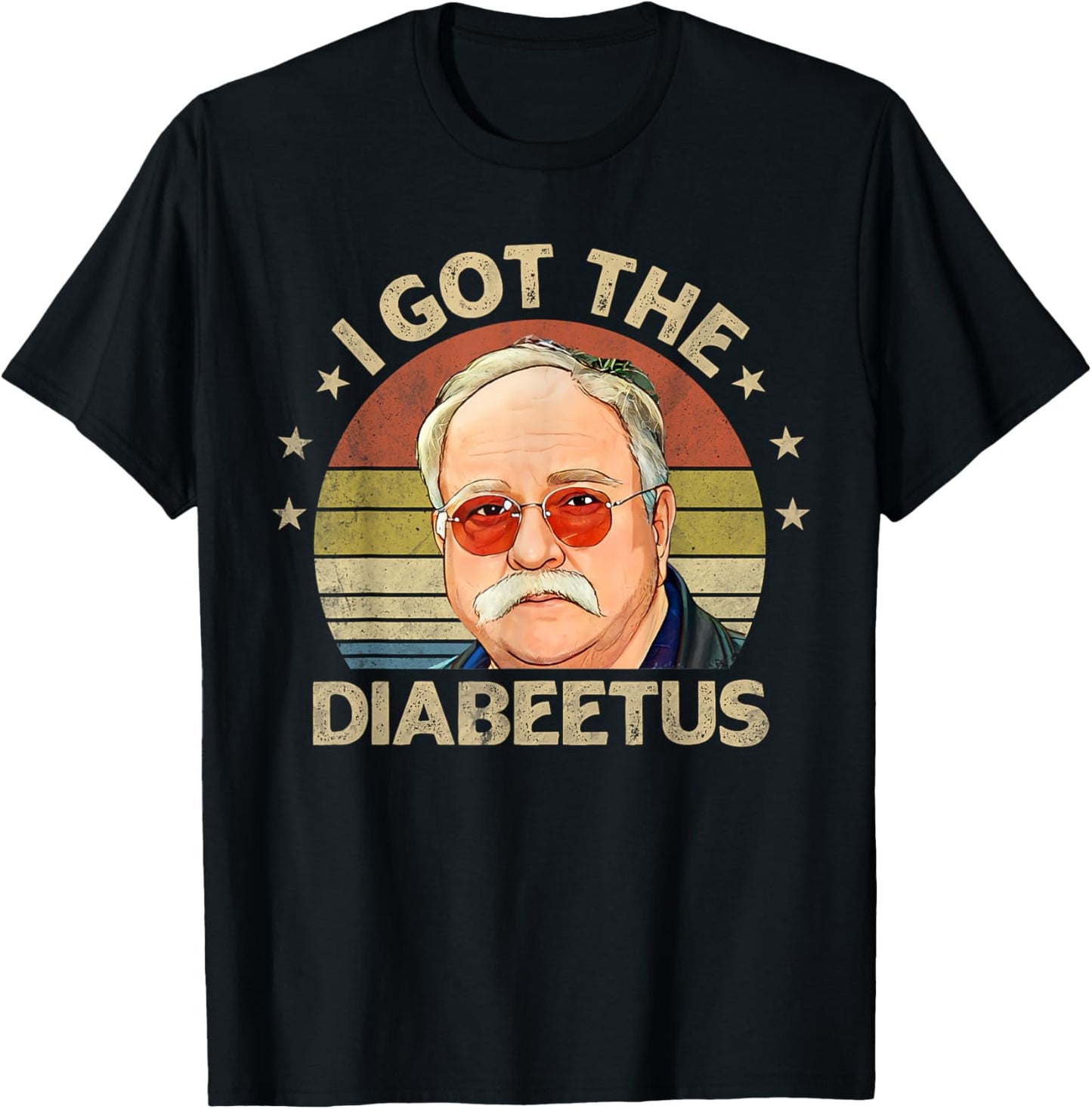 Retro I Got The Diabeetus Funny Diabetes Type 1 2 Awareness T-Shirt - T-Shirt | Black