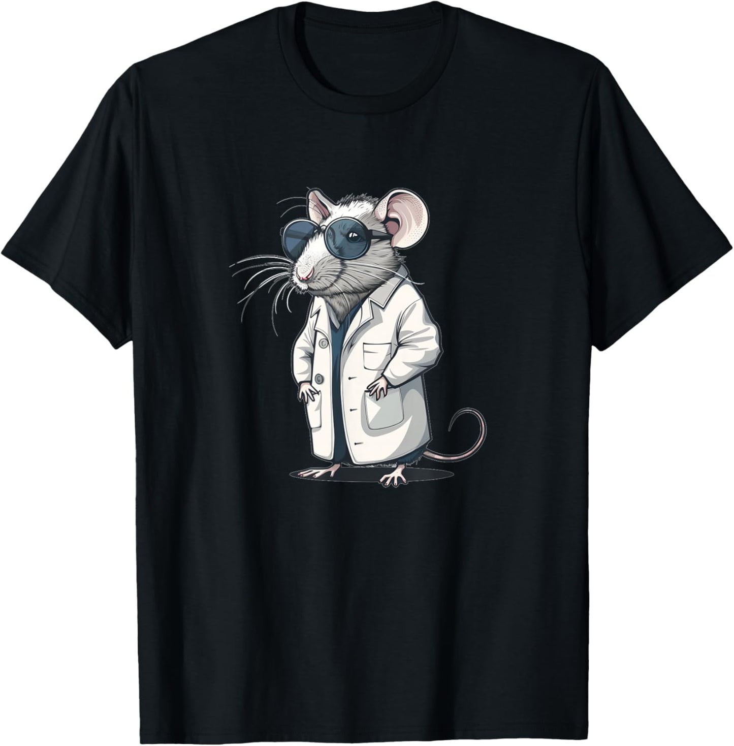 Funny Lab Rat Costume for Science and Laboratory Lovers T-Shirt - T-Shirt | Black
