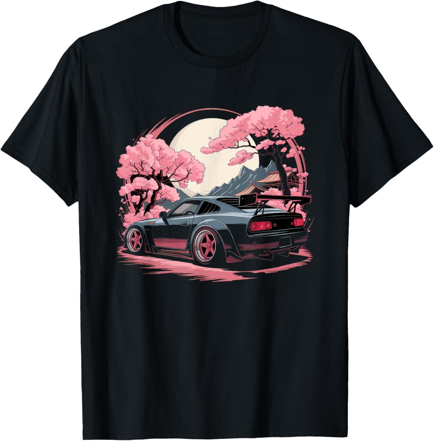 Japanese Car Men JDM Japan Street Racing Streetwear T-Shirt - T-Shirt | Black