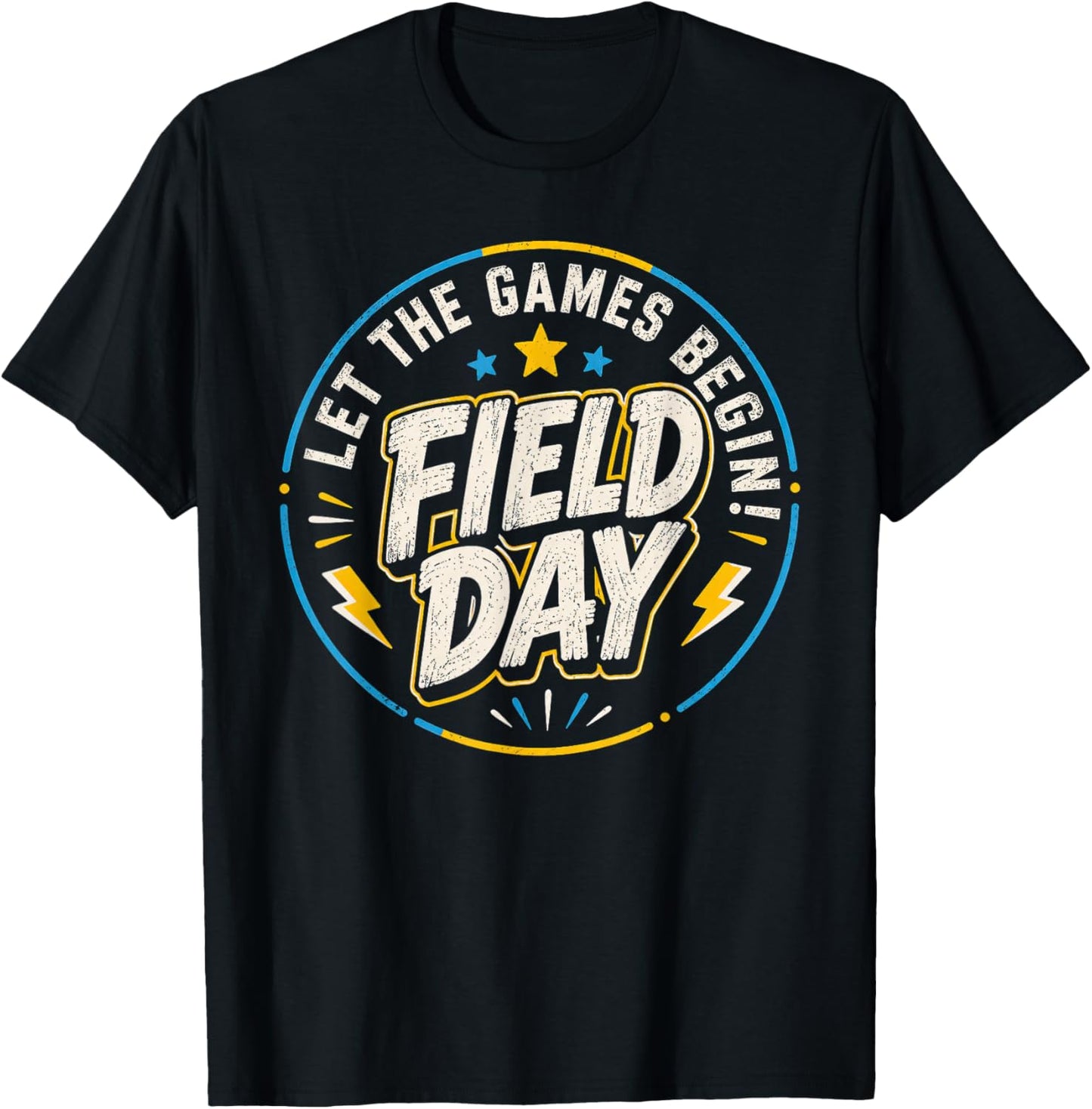 Field Day 2026 Let The Games Begin Teacher T-Shirt - T-Shirt | Black